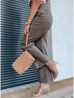 Dámske džínsové nohavice NARIN coffee FashionStreet UY1329