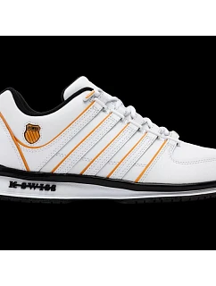 Tenisky K-swiss RINZLER WHITE/ORANGE POPPY/BLACK-M (01235-185-M)