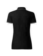 Jednofarebné polo tričko Perfection čierne