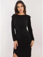 Dámske šaty DHJ SK 18203.40 Black - FPrice Dámske šaty DHJ SK 18203.40 Black - FPrice