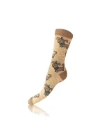 Darčeková krabica zábavných bláznivých ponožiek 4 páry CRAZY SOCKS BOX - BELLINDA - červená