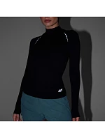 Dámske tričko s dlhým rukávom 4F F419 deep black 4FWAW25TFLOF419 20S