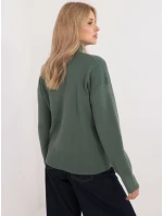 Jumper D93111AD90910A2 tmavozelený