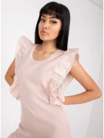 Šaty EM SK F365.22 svetlo ružová