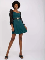 Šaty LK SK 508840.22X tmavo zelená