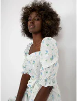 Dámske šaty LK SK 508964 bielej a modrej Dámske šaty LK SK 508964 bielej a modrej