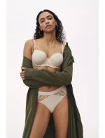 Dámska podprsenka Wild Azalea Florale WHP - BROWN - light beige 00RB - TRIUMPH