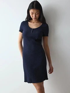 Nočná košeľa Versatile Rib NDK modrá Blue – TRIUMPH