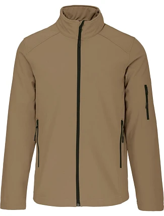 Kariban K 401 Pánska 3-vrstvová softshellová bunda 20.K401 camel Kariban K 401 Pánska 3-vrstvová softshellová bunda 20.K401 camel