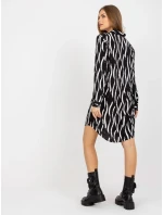 Šaty TO SK 1103 22.18 čiernobiele