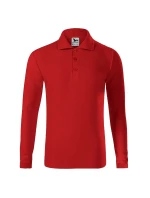 Polokošeľa Pique Polo LS červená