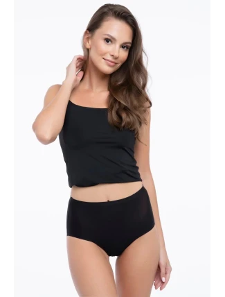 Dámske jednoduché maxi nohavičky čierne - Julimex