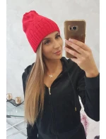 Dámska čiapka Irmina K333 červená
