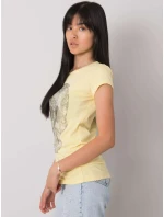 T košeľa EM TS ES 21 532.18 svetlo žltá