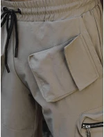 Pánske cargo nohavice béžové FashionStreet UX4302