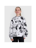 Dievčenská mikina s kapucňou 4F 4FJRAW25TSWSF2348-90A Dievčenská mikina s kapucňou 4F 4FJRAW25TSWSF2348-90A