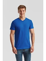 Fruit of the Loom Valueweight V-Neck T Tričko s výstrihom do V 16.1066 čierne