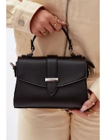 Kabelka přes rameno s odnímatelným popruhem černá Belveta