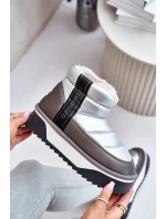 Nízke snežnice na hrubej podrážke D.Franklin Silver Nízke snežnice na hrubej podrážke D.Franklin Silver