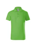 Detské tričko Pique Polo apple green