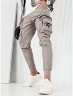 Pánske bojové nohavice šedé FashionStreet UX4156