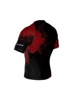 Kompresné tričko "Blood" Rashguard je vyrobené z materiálu DBX MORE DRY M Kompresné tričko "Blood" Rashguard je vyrobené z materiálu DBX MORE DRY M
