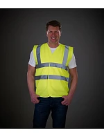 Bezpečnostná vesta Yoko HVW 100 Hi-Vis 79.W100 limetková/výrazne žltá Bezpečnostná vesta Yoko HVW 100 Hi-Vis 79.W100 limetková/výrazne žltá