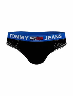 Dámske džínsové nohavičky s čipkou UW0UW03539-BDS - Tommy Hilfiger