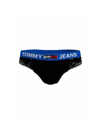Dámske džínsové nohavičky s čipkou UW0UW03539-BDS - Tommy Hilfiger