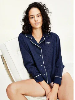 Dámska košeľa UW0UW02318-CHS modrá - Tommy Hilfiger