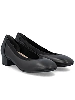 Dámske kožené lodičky 43452-00 black - Rieker Dámske kožené lodičky 43452-00 black - Rieker