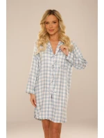 Košeľa De Lafense 854 Primrose long/r S-2XL šnurovacia Košeľa De Lafense 854 Primrose long/r S-2XL šnurovacia