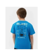 Chlapčenské tričko 4F Junior s potlačou svietiacou v tme