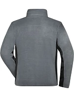 Daiber JN 842 Pánska pracovná bunda z mikrofleecu – Strong 02.0842 carbon/black