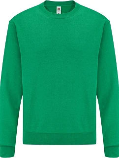 Mikina Fruit of the Loom Classic Set-In Sweat 16.2202 v retro farbe heather green