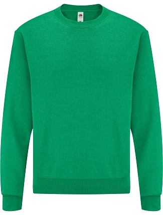 Mikina Fruit of the Loom Classic Set-In Sweat 16.2202 v retro farbe heather green Mikina Fruit of the Loom Classic Set-In Sweat 16.2202 v retro farbe heather green