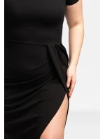 Dámske šaty SA566 čierne - Karko