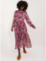 DHJ SK 13928 Šaty.42 fialová DHJ SK 13928 Šaty.42 fialová