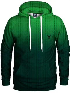 Pánska mikina H-K AFD737 zelená - Aloha