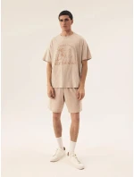 Pánske pyžamo Core 42604 02X Béžový vzor - Henderson