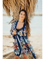 Župan Edna Námornícky modrý vzor - Eldar