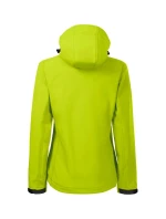 Dámska výkonná softshellová bunda limetková