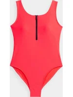 Dámske plavky H4L21-KOSP002 Neon Pink - 4F