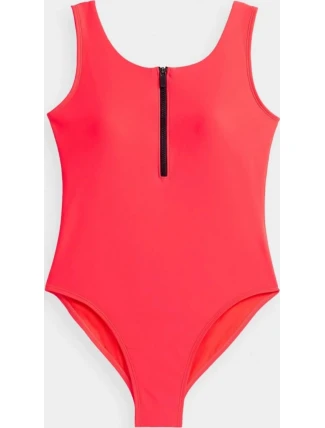 Dámske plavky H4L21-KOSP002 Neon Pink - 4F