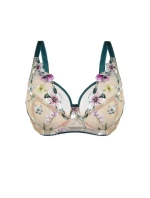 Dámska podprsenka 19224 Béžová a zelená zmes - Mediolano