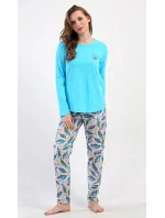 Dámske dlhé pyžamo Leaves
