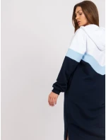 Šaty RV SK 7462.00 tmavo modrá a biela