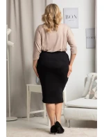 Dámska sukňa P352 čierna - Karko Dámska sukňa P352 čierna - Karko