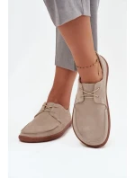 Dámske prírodné semišové barefoot topánky Zazoo 327 light beige Dámske prírodné semišové barefoot topánky Zazoo 327 light beige