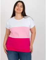 Blúzka RV BZ 8778.48 biele a ružové